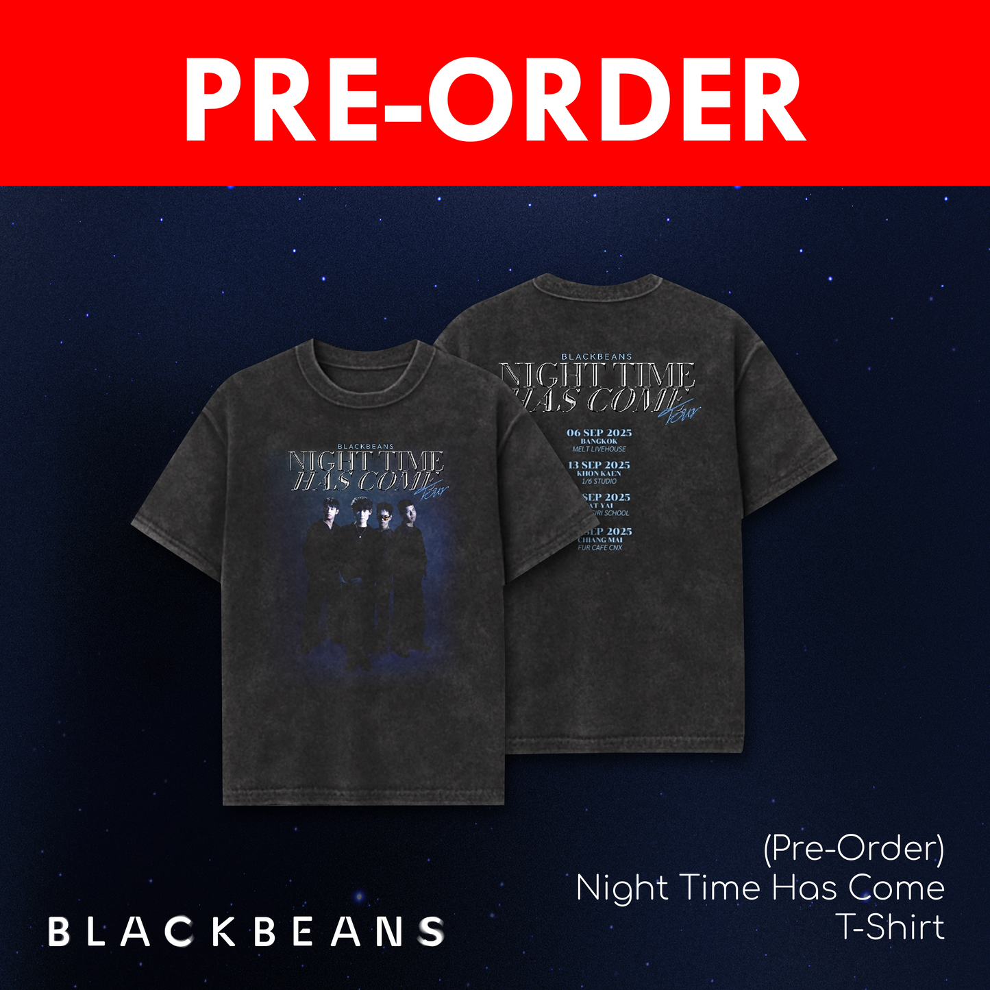 (Pre-Order) Night Time Has Come T-Shirt